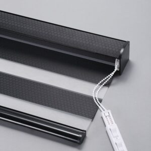 Beaded Chain Corded Zebra Shades