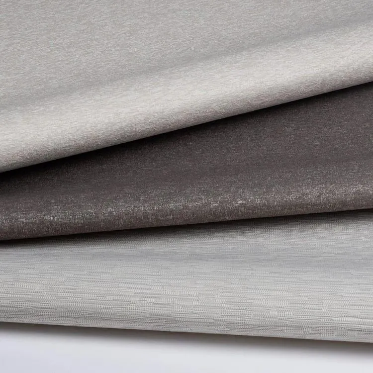Various fabric options for window shades