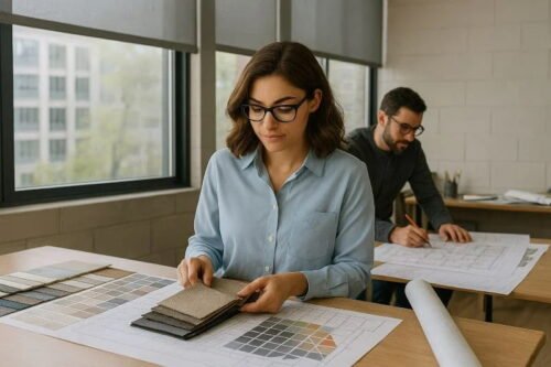 Office Building Window Shades