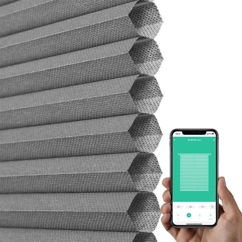 Smart motorized cellular shade controls