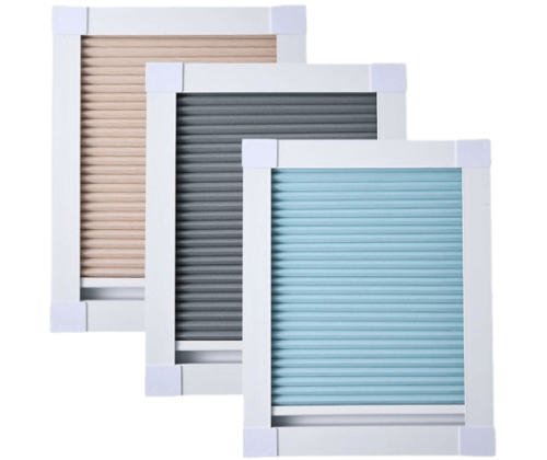 Step-by-step cellular shade installation process diagram