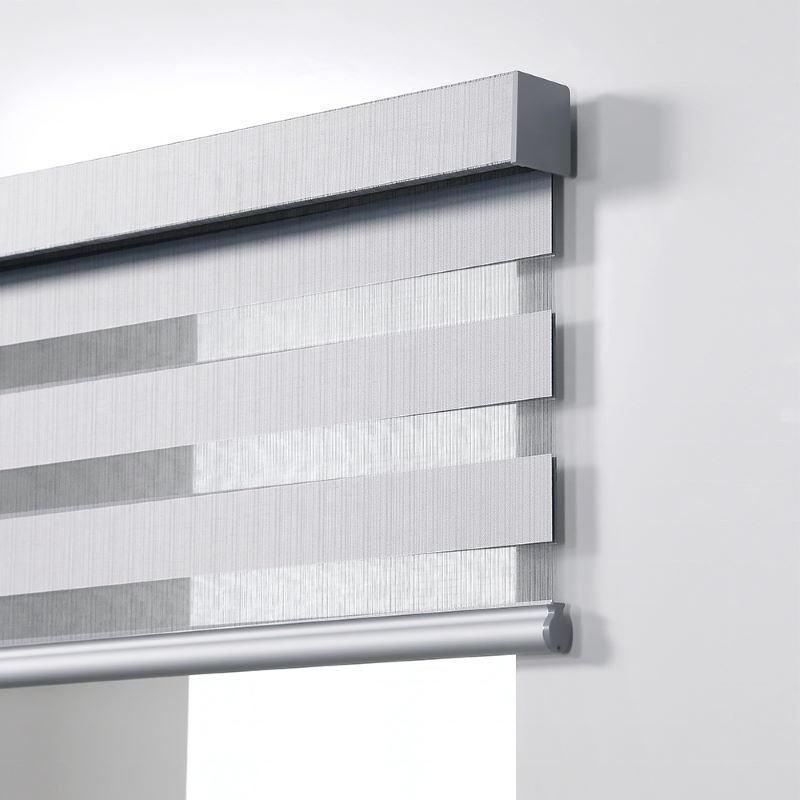 Zebra shade light filtering demonstration