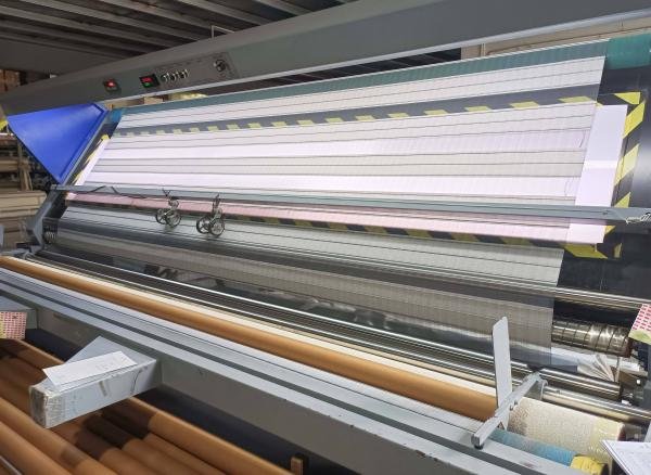 Shadesmart production floor with 12 window shade manufacturing lines
