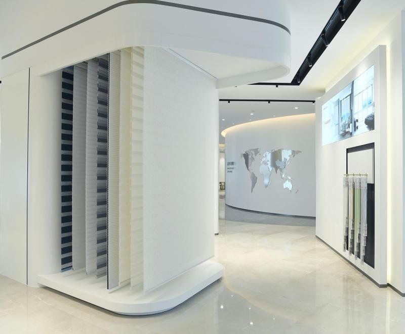 Shadesmart wholesale window shade manufacturing facility -- production floor in Xiamen, China