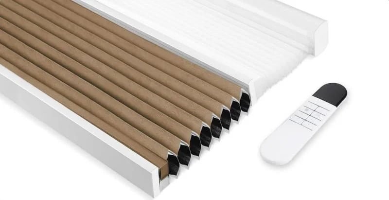 Motorized Cellular Shades - honeycomb insulation with smooth motor-driven operation