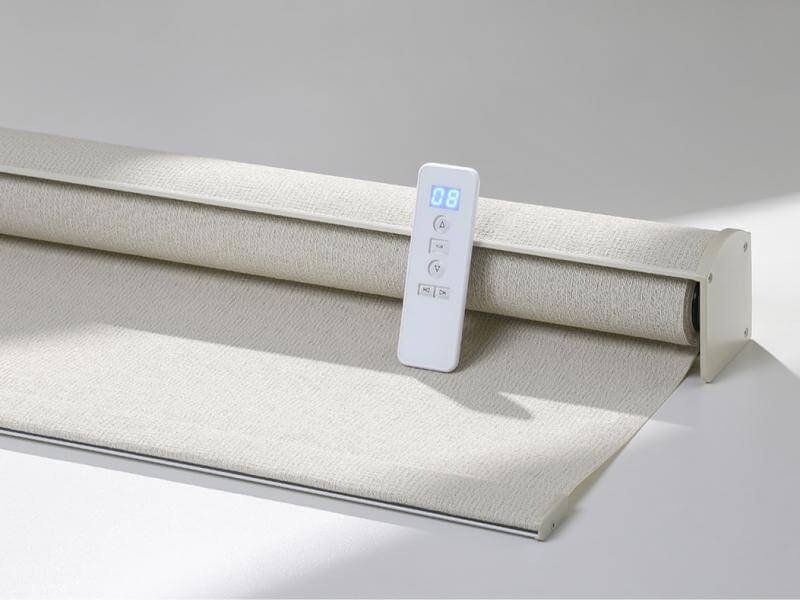 Roller shades -- manual and motorized window blinds manufactured by Shadesmart