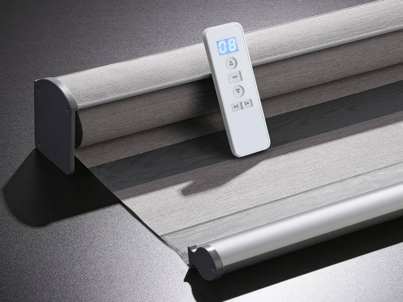 Zebra shades -- dual-layer adjustable light control window blinds by Shadesmart