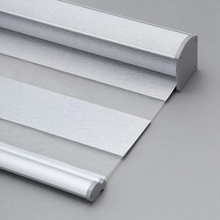 Zebra shades -- dual-layer adjustable light control window blinds by Shadesmart